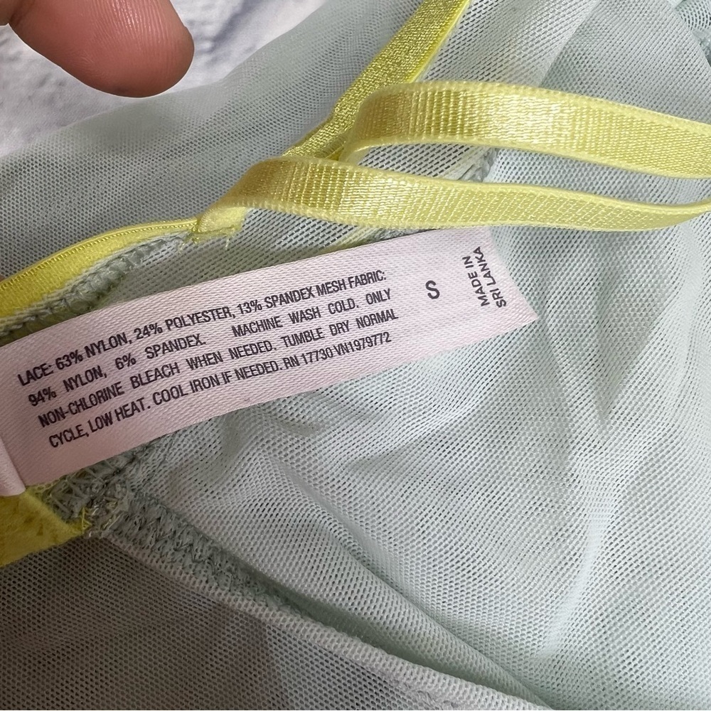 Auden mint and yellow nightie size Small - Picture 11 of 15